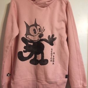 Pink Hoodie - Felix the Cat